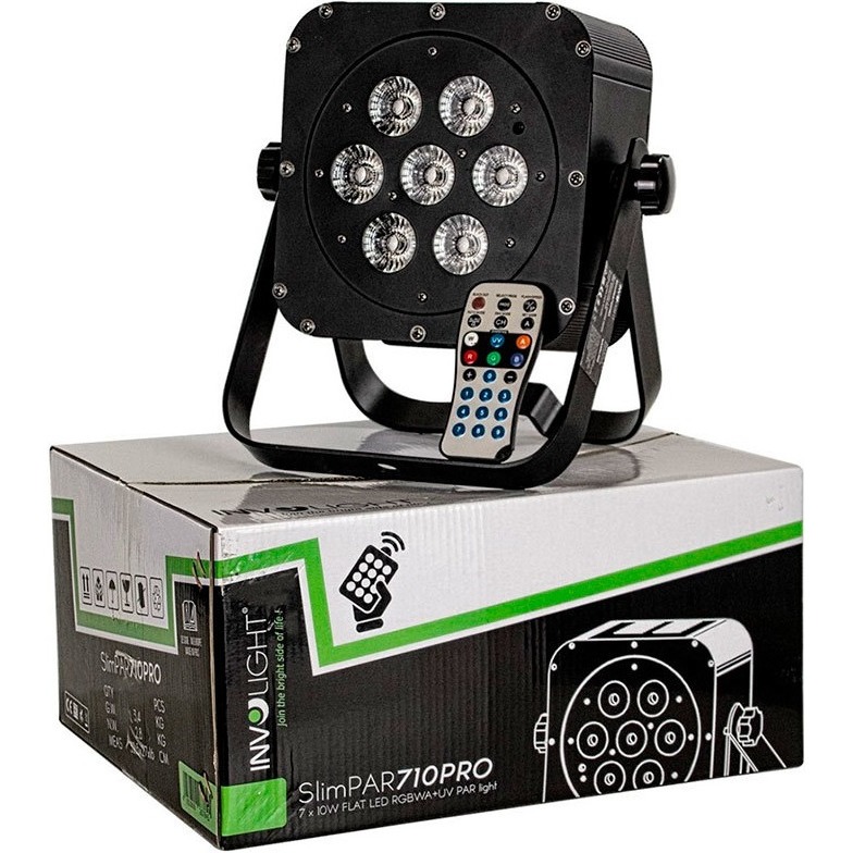 Фото Ультрафиолет Involight SLIMPAR710PRO