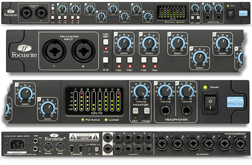 Фото Звуковая карта FOCUSRITE Saffire PRO 40 i/o Firewire