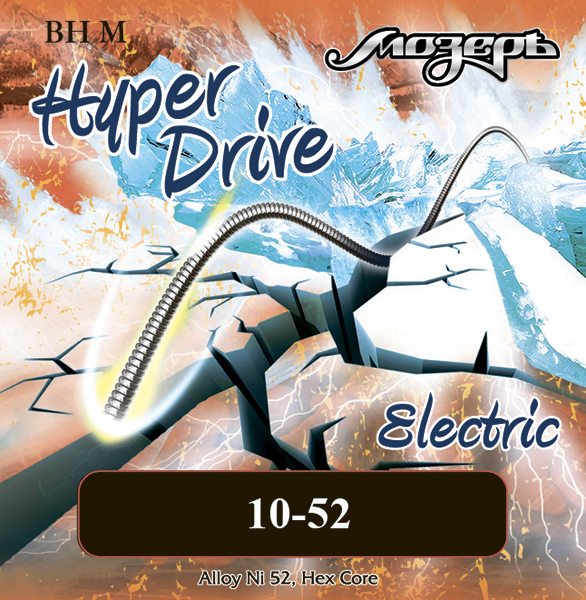 Фото Комплект струн для электрогитары Мозеръ BH-M Hyper Drive