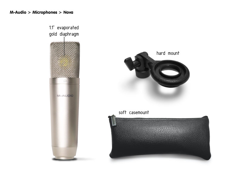 Фото Конденсаторный микрофон M-Audio Nova