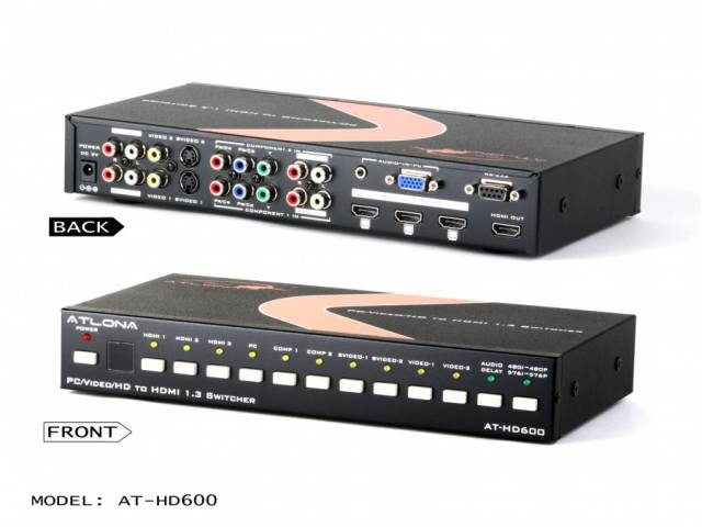 Фото Коммутатор сигналов от разных источников в HDMI Atlona AT-HD600