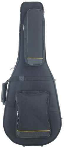 Фото Rockcase RC 20909 B   мягкий кейс для акустической гитары контурный premium line