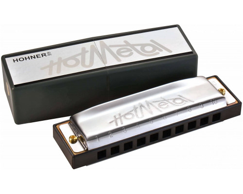 Фото HOHNER Hot Metal F - Губная гармоника диатоническая Хонер