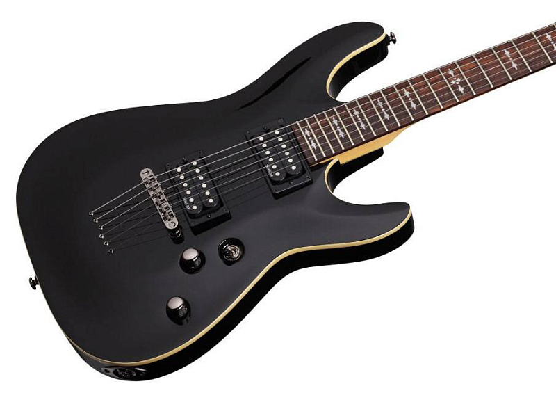 Фото Гитара электрическая Schecter OMEN-6 BLK