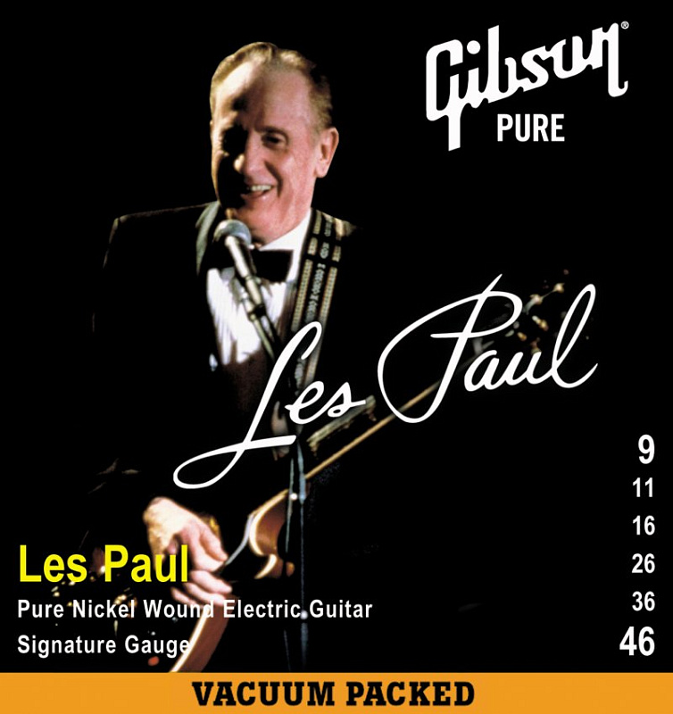 Фото GIBSON SEG-LPS LES PAUL SIG. PNW .009-.046 струны для электрогитары