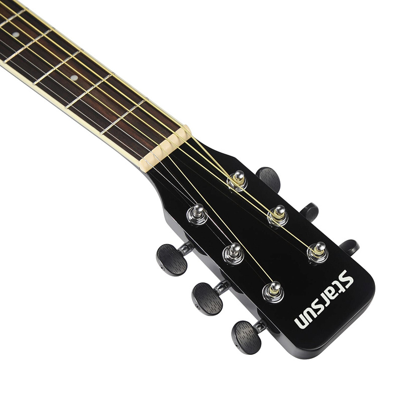 Фото Акустическая гитара STARSUN DG220c-p Black