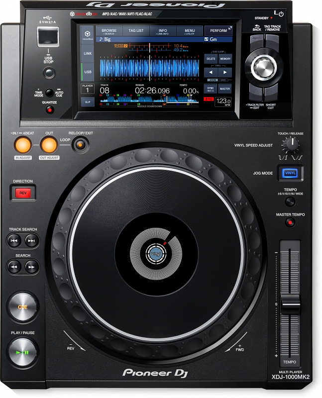 Фото DJ контроллер Pioneer XDJ-1000mk2