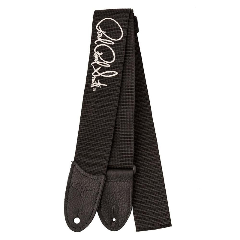 Фото Ремень для гитары PRS Poly Strap, Signature Silver, Black