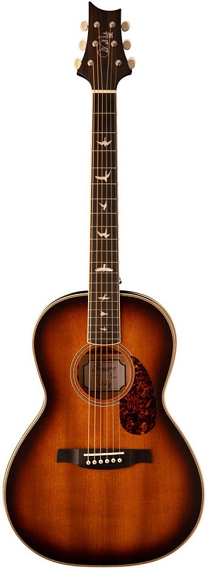 Фото Акустическая гитара PRS SE P20E PARLOR W/PIEZO SATIN TOBACCO SUNBURST, с чехлом