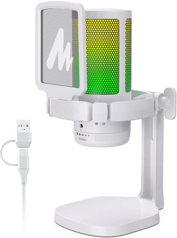 Фото Микрофон Maono DGM20 (white)