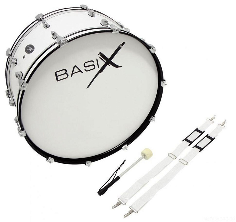 Фото Бас-барабан маршевый BASIX Marching Bass Drum 26x10