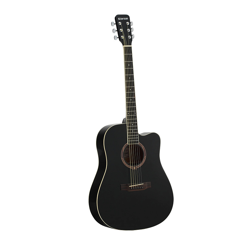 Фото Акустическая гитара STARSUN DG120c-p Black