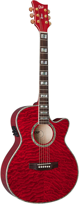 Фото Электроакустическая гитара ESP XAC30E QM STR
