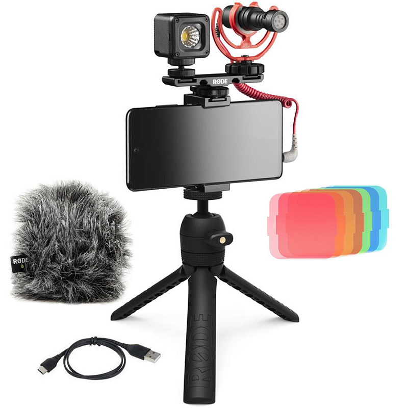Фото Комплект RODE Vlogger Kit USB-C PINK