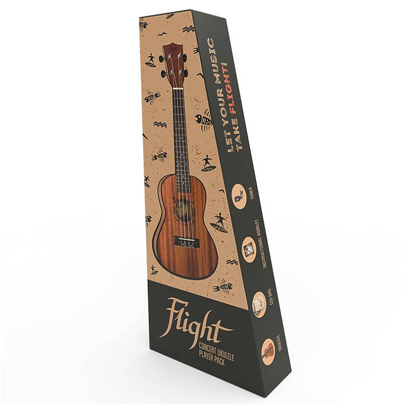 Фото Укулеле концерт FLIGHT NUC PACK