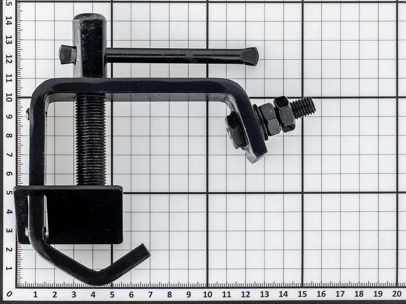 Фото Струбцина крепежная Laudio 310BK16-TL-M10L, 40-61мм, М10