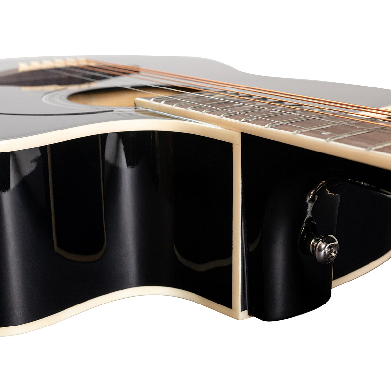 Фото Электроакустическая гитара ROCKDALE Aurora D6 C BK E Gloss