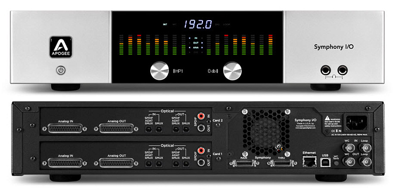 Фото Звуковая карта APOGEE SYMPHONY 16 Analog Out + 16 Optical In 16 DA: 16 Optical In