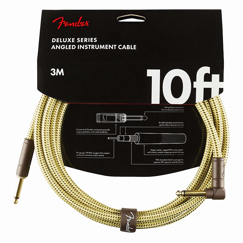 Фото FENDER DELUXE 10` ANGL INST CBL TWD