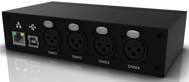 Фото DMX интерфейс для управления сценическим и архитектурным оборудованием SUNLITE-FC. USB