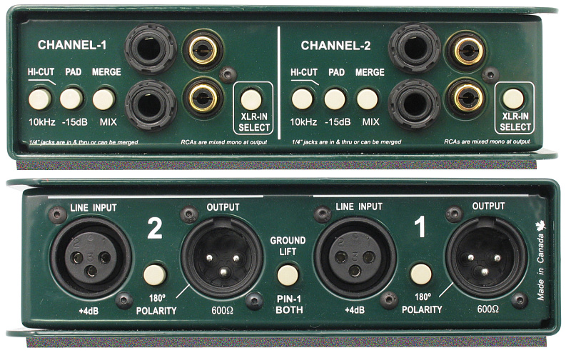 Фото Radial JDI Duplex  Двухканальный пассивный дибокс 